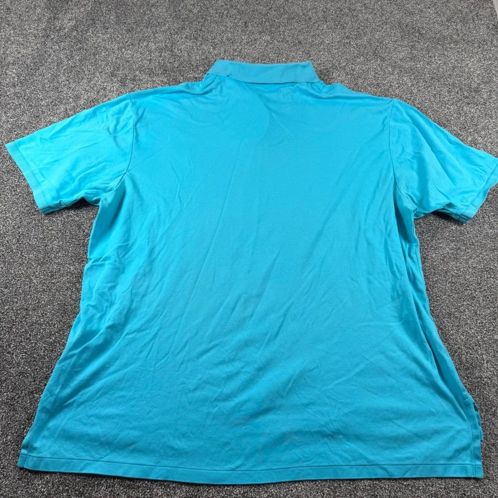 Polo Ralph Lauren Polo Shirt Men's 2XLT Turquoise Blue Pima Soft Touch Pony Logo